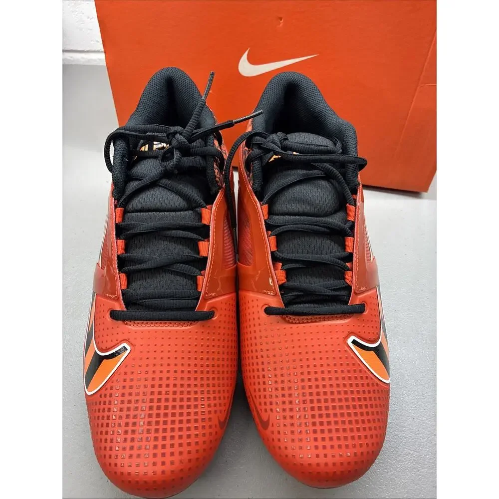 Men's Size 12 Nike Alpha Menace 4 Pro Picante Red Football Cleats FQ3984-600 NEW